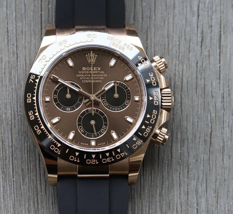 Rolex Daytona Everose Gold Oysterflex Chocolate Dial 116515LN - 2021