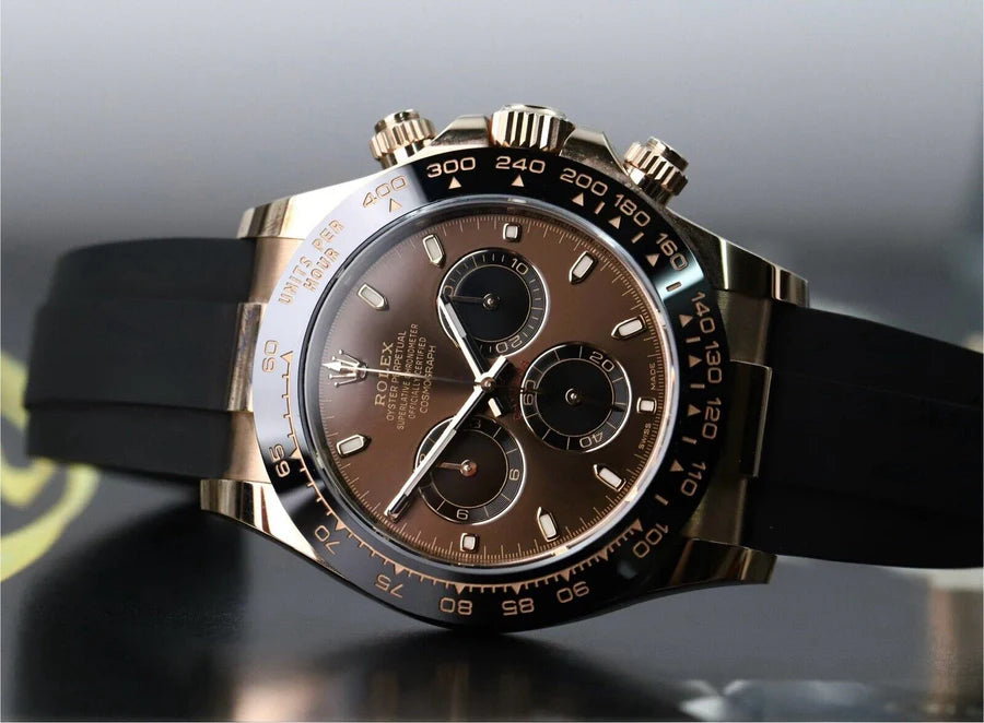 Rolex Daytona Everose Gold Oysterflex Chocolate Dial 116515LN - 2021