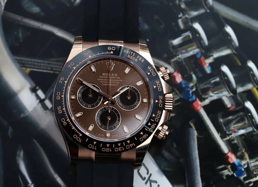 Rolex Daytona Everose Gold Oysterflex Chocolate Dial 116515LN - 2021