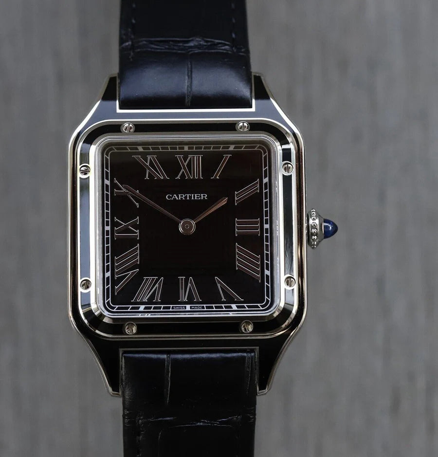 Cartier Santos Dumont Black Lacquer WSSA0046 - 2024