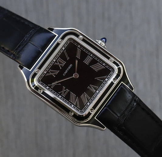 Cartier Santos Dumont Black Lacquer WSSA0046 - 2024