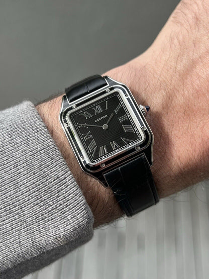 Cartier Santos Dumont Black Lacquer WSSA0046 - 2024