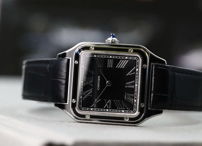 Cartier Santos Dumont Black Lacquer WSSA0046 - 2024