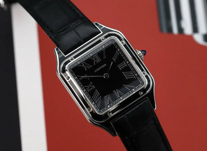 Cartier Santos Dumont Black Lacquer WSSA0046 - 2024