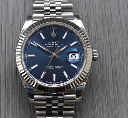 Rolex Datejust 41 DJ41 Blue Stick Jubilee 126334 - 2017