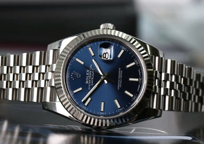 Rolex Datejust 41 DJ41 Blue Stick Jubilee 126334 - 2017