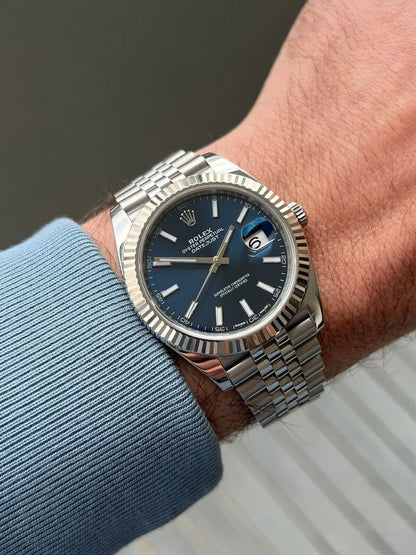 Rolex Datejust 41 DJ41 Blue Stick Jubilee 126334 - 2017