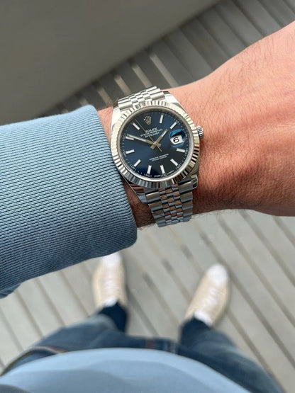 Rolex Datejust 41 DJ41 Blue Stick Jubilee 126334 - 2017