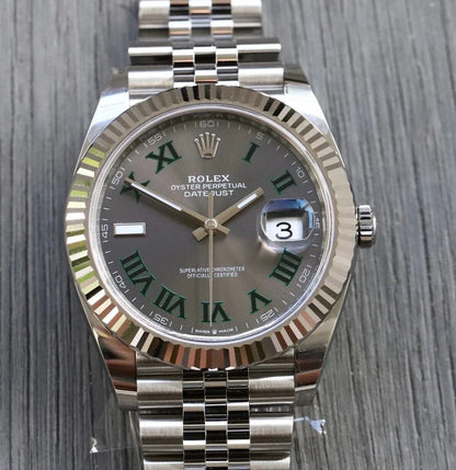 Rolex Datejust 41 DJ41 Wimbledon Dial on Jubilee 126334 – 2021