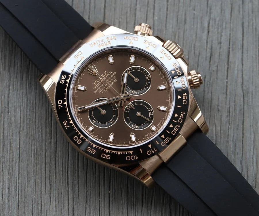 Rolex Daytona Everose Gold Oysterflex Chocolate Dial 116515LN - 2021
