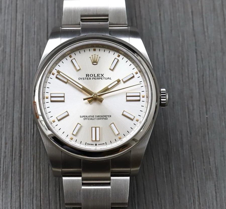 Rolex Oyster Perpetual 41 OP41 Silver Dial 124300 – 2023