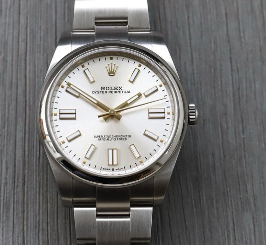 Rolex Oyster Perpetual 41 OP41 Silver Dial 124300 – 2023