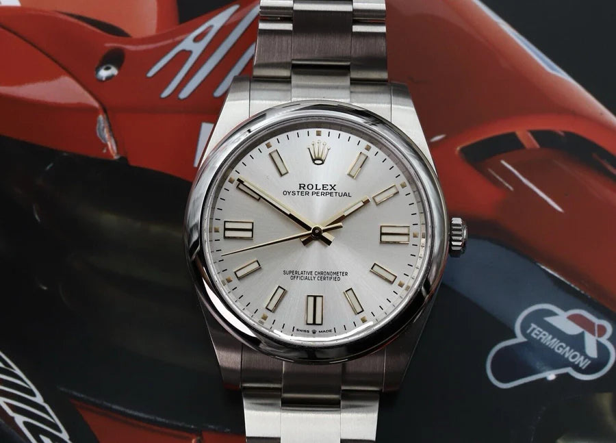 Rolex Oyster Perpetual 41 OP41 Silver Dial 124300 – 2023