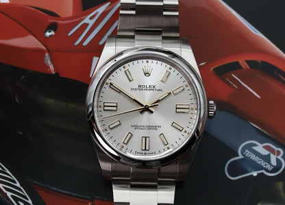 Rolex Oyster Perpetual 41 OP41 Silver Dial 124300 – 2023