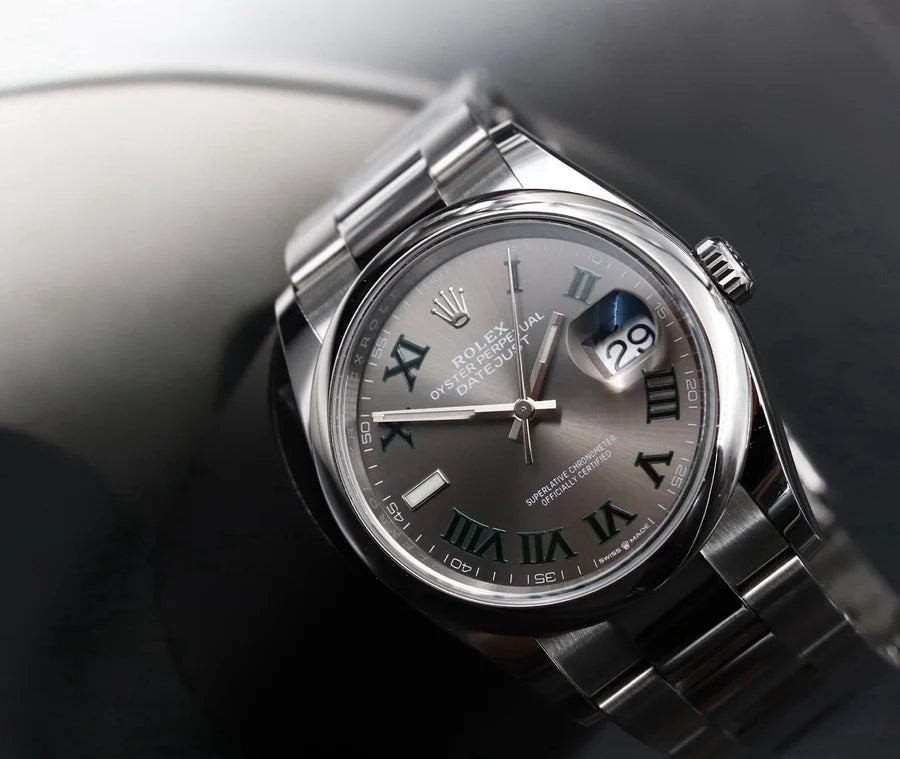 Rolex Oyster Perpetual Datejust 36 Wimbledon Oyster Smooth Bezel 126200