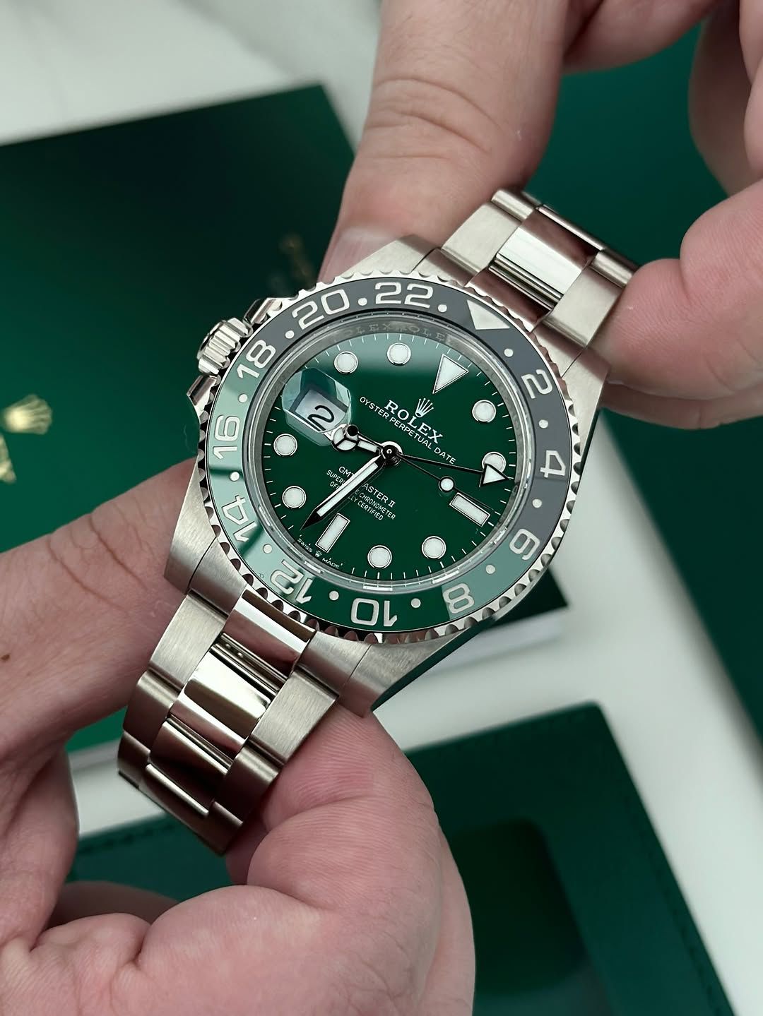 Rolex GMT Master 2 Back again with New 3 Link bracelet