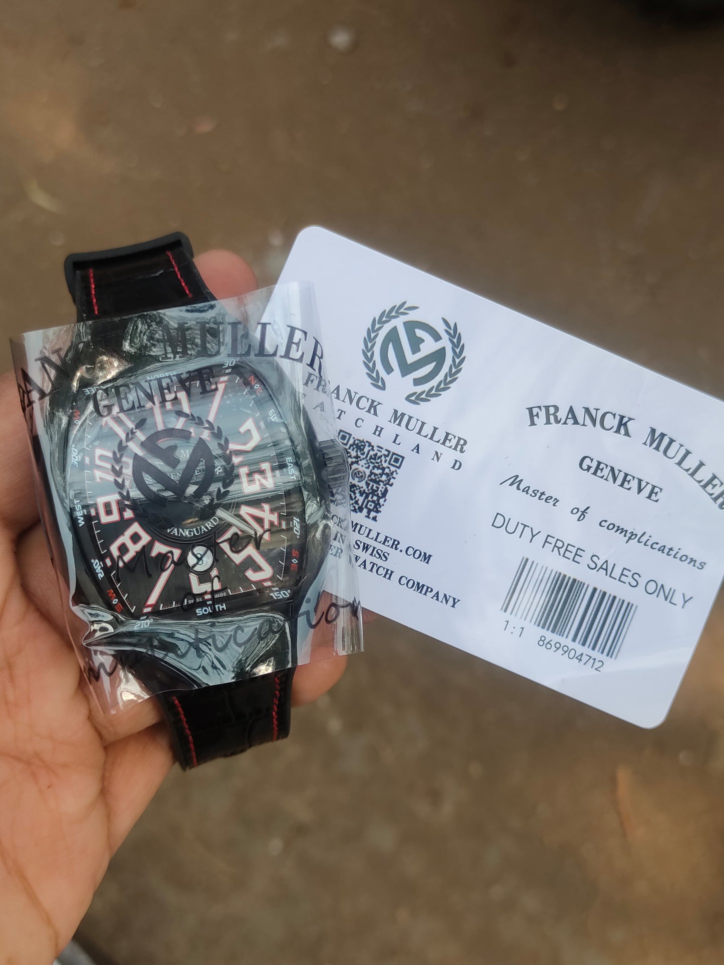 Franck Muller V45 Black Dracula 🧛🏻‍♂️ Limited Edition Vanguard Automatic For Him 💯 Japna Automatic Movement Premium Quality
