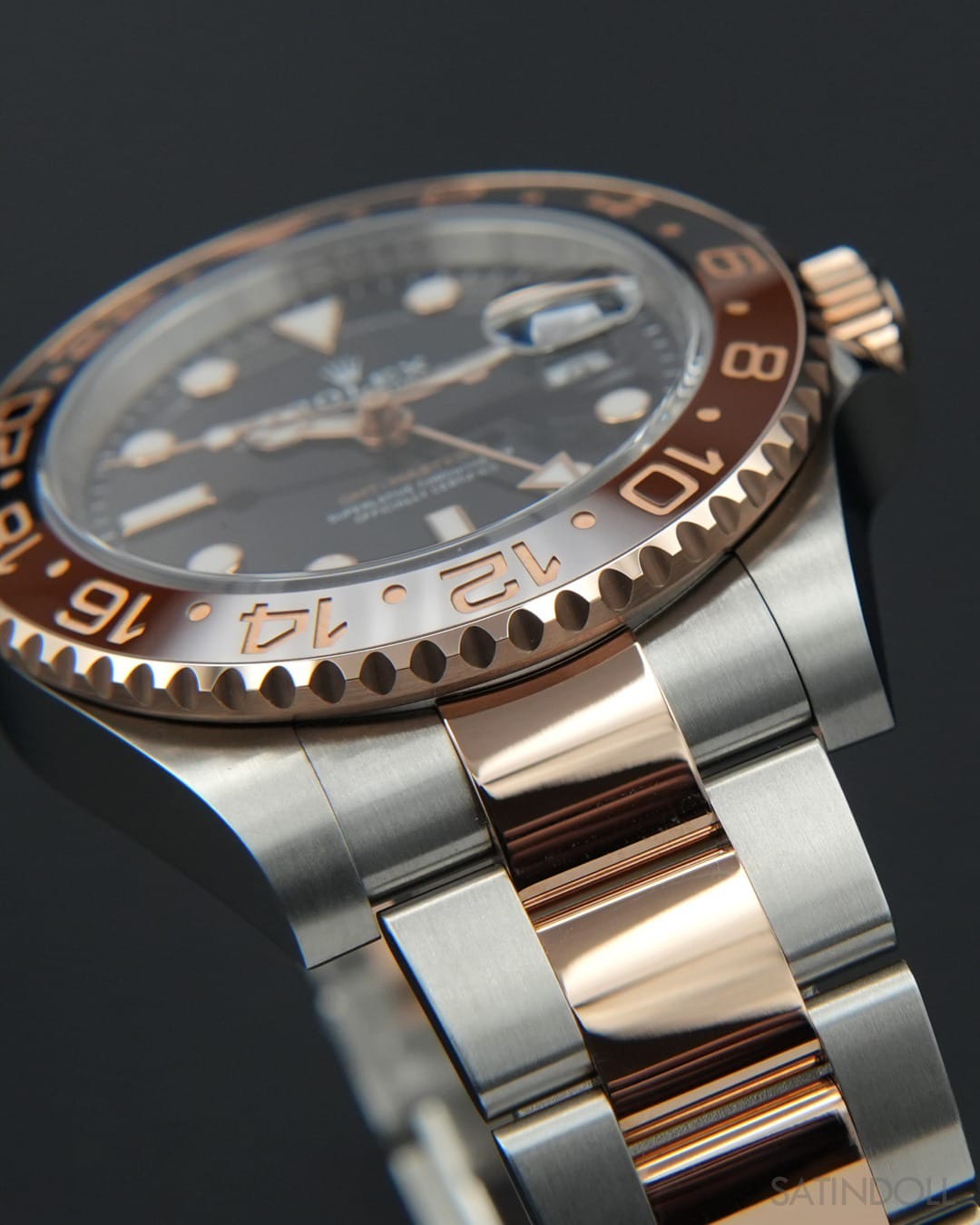 Rolex GMT Master 2 Back again with a latest Upgrade, 2024 ever rose edition comes with New 3 Link Stainless Steel bracelet.