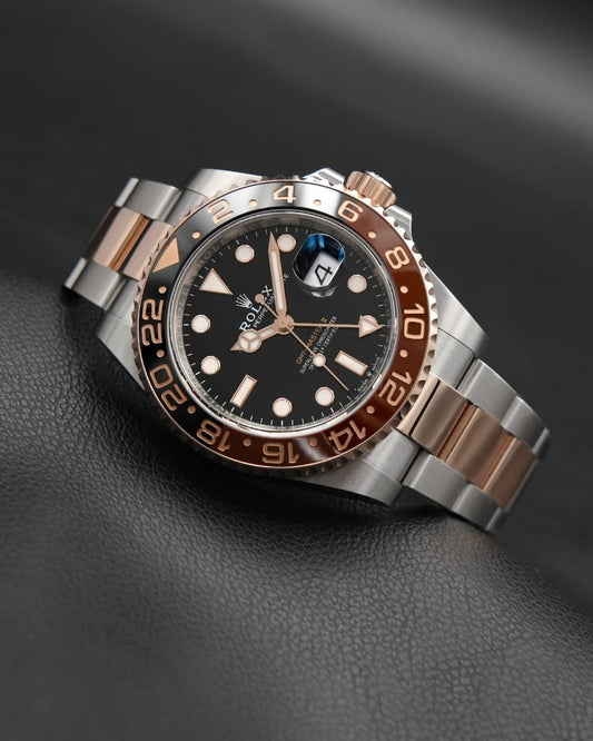 Rolex GMT Master 2 Back again with a latest Upgrade, 2024 ever rose edition comes with New 3 Link Stainless Steel bracelet.